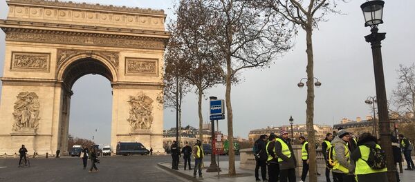 L'acte 5 des Gilets jaunes sous haute surveillance à Paris, 15 décembre 2018 - Sputnik Afrique