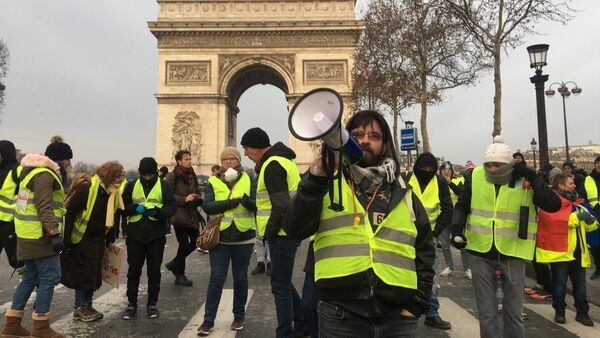 Acte 5 des Gilets jaunes à Paris, le 15 décembre 2018 - Sputnik Afrique