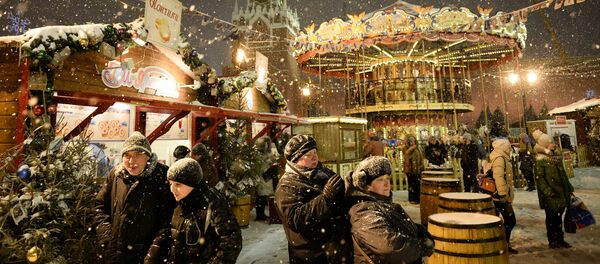 Un marché de Noel sur la Place Rouge - Sputnik Afrique