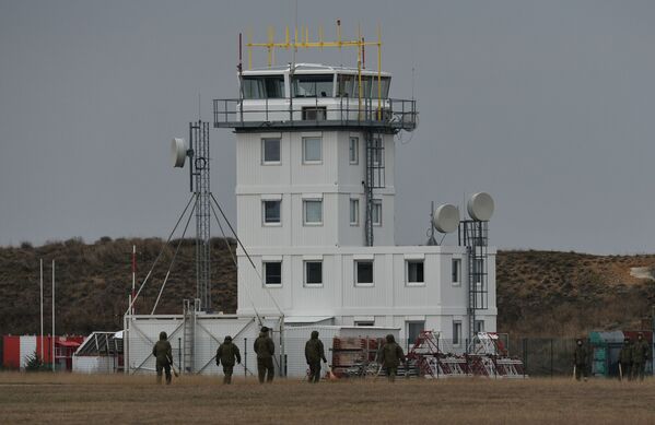 L’aérodrome Belbek en Crimée - Sputnik Afrique