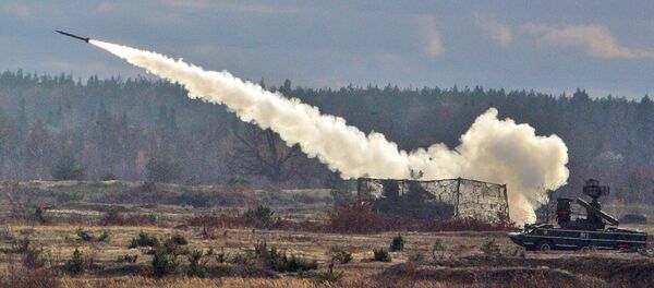 Tir de missile sol-air, image d'illustration Tir de missile sol-air, image d'illustration - Sputnik Afrique