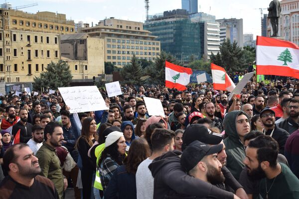 Manifestation de protestation à Beyrouth - Sputnik Afrique