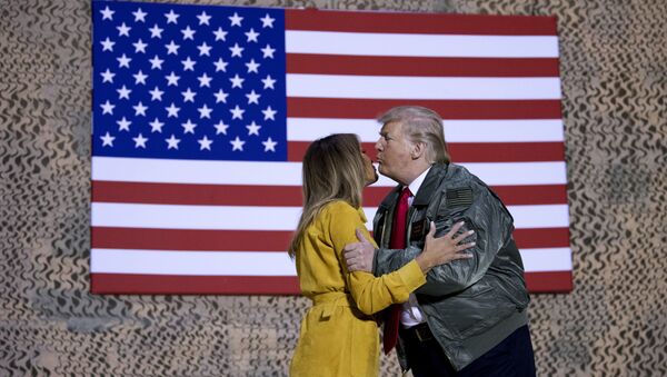 Donald et Melania Trump  - Sputnik Afrique