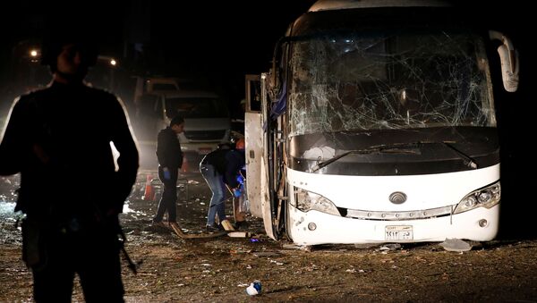 l’explosion d’un bus touristique au Caire - Sputnik Afrique