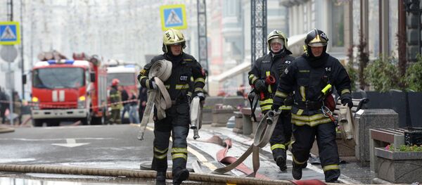 Pompiers russes - Sputnik Afrique