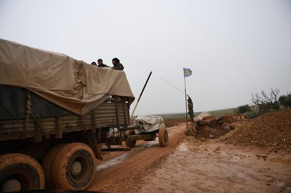 Forces syriennes déployées dans le district de Manbij - Sputnik Afrique