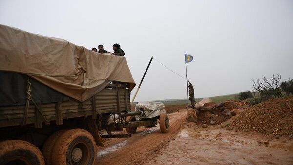 Forces syriennes déployées dans le district de Manbij - Sputnik Afrique
