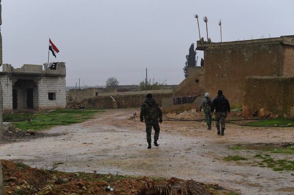 Forces syriennes déployées dans le district de Manbij - Sputnik Afrique