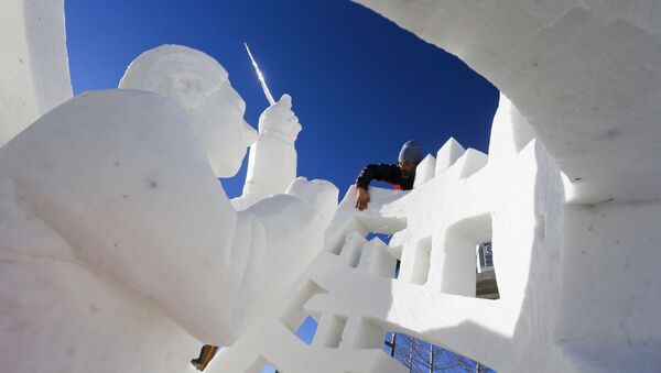 Incroyables sculptures de neige à travers le monde - Sputnik Afrique