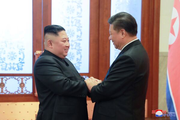 La visite secrète de Kim Jong-un en Chine - Sputnik Afrique