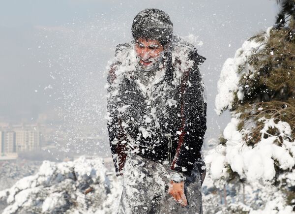 Kaboul sous un manteau de neige - Sputnik Afrique