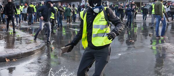 manifestation de Gilets jaunes en Belgique - Sputnik Afrique