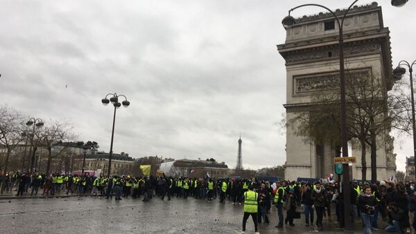 Acte 9 de la mobilisation des Gilets jaunes à Paris - Sputnik Afrique