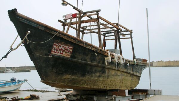 Un bateau en bois non identifié trouvé au large du Japon - Sputnik Afrique