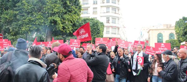 Les Tunisiens célèbrent les 8 ans de la Révolution - Sputnik Afrique