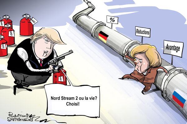 Nord Stream 2: les menaces entrent en jeu Nord Stream 2: les menaces entrent en jeu - Sputnik Afrique