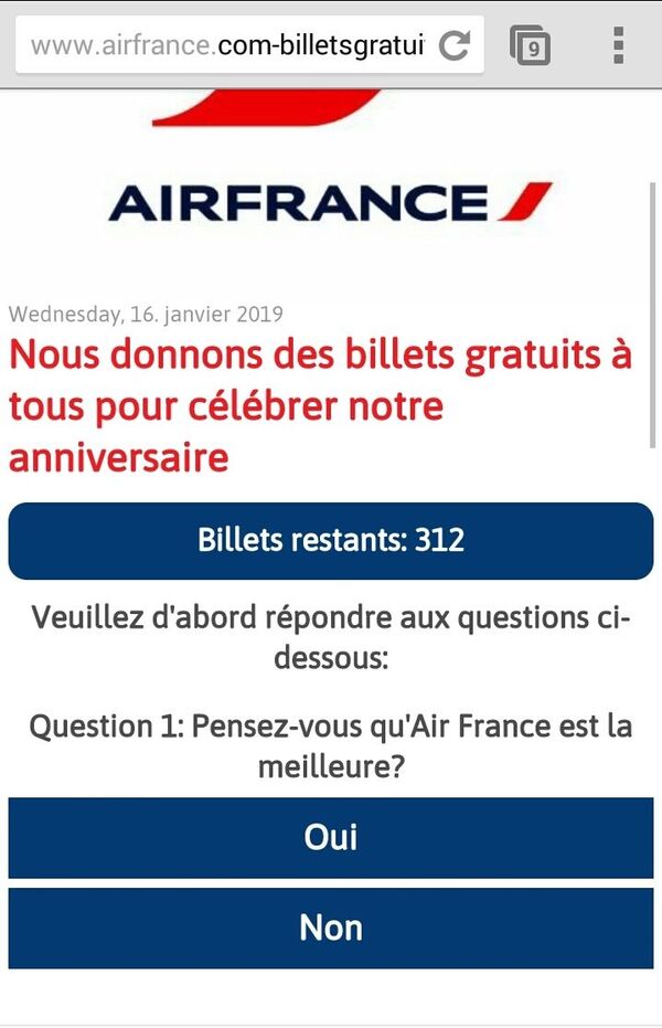 Exemple d'arnaque - Sputnik Afrique