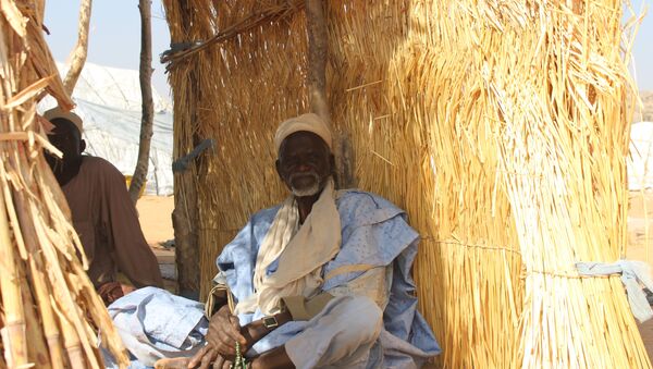 Gadji, déplacé dans un camp de la localité de Mémé à l’Extrême-Nord du Cameroun - Sputnik Afrique