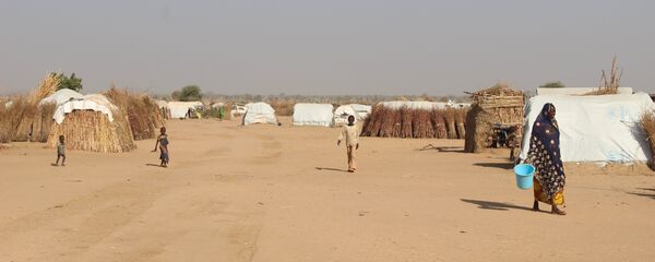 Des déplacés dans le camp de Igawa Mémé, à l’Extrême-Nord du Cameroun - Sputnik Afrique
