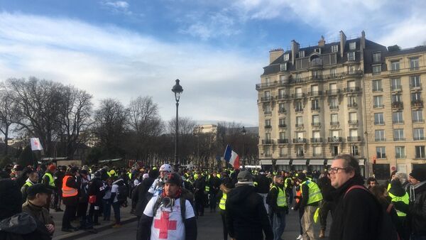 Gilets jaunes à Paris, le 19 janvier 2019 - Sputnik Afrique