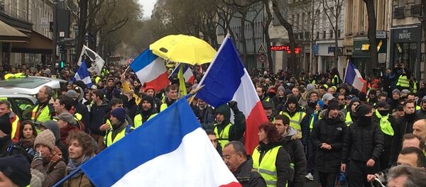 Gilets jaunes à Paris, le 19 janvier 2019 - Sputnik Afrique