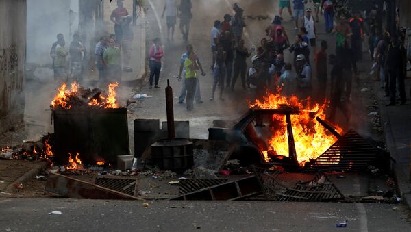 Protestations au Caracas - Sputnik Afrique