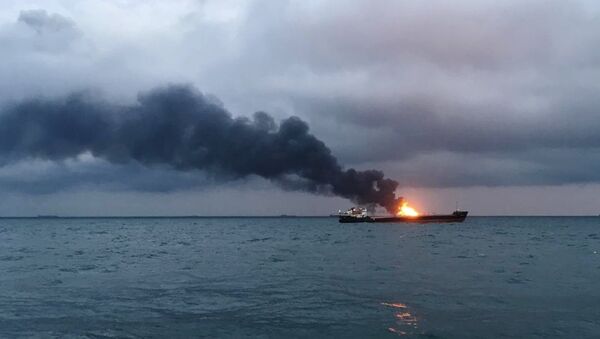 Incendie de navires en mer Noire - Sputnik Afrique