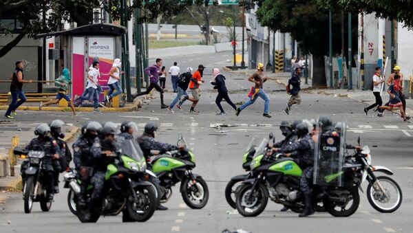 La police à Caracas (23 janvier 2019) - Sputnik Afrique