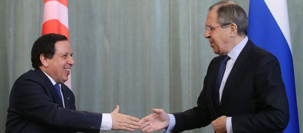 Rencontre entre Sergueï Lavrov et Khemais Jhinaoui - Sputnik Afrique