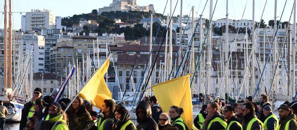 Gilets jaunes à Marseille le 26 janvier - Sputnik Afrique