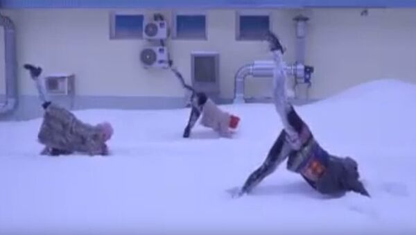 Des asanas dans la neige: ce qu'est le yoga à la russe - Sputnik Afrique