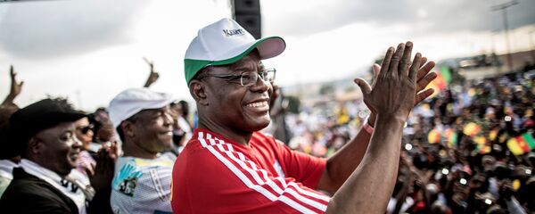 Maurice Kamto, président du Mouvement pour la renaissance du Cameroun (MRC), le 30 septembre 2018, Cameroun - Sputnik Afrique