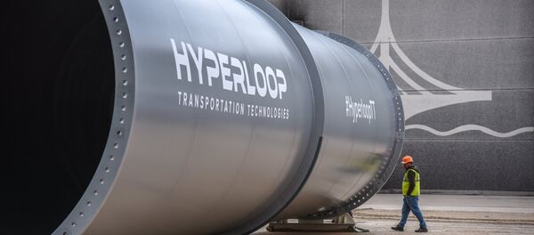 Tubes de la piste expérimentale d'Hyperloop Transportation Technologies (HTT) à Toulouse - Sputnik Afrique