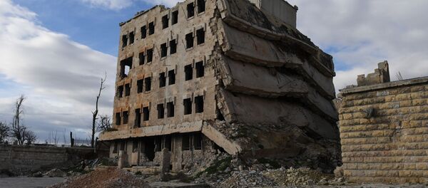 Bâtiments détruits dans la région d'Alep - Sputnik Afrique