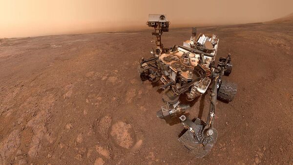 Un selfie du rover Curiosity - Sputnik Afrique