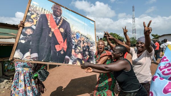 Soutien à Laurent Gbagbo après l'annonce de son acquittement par la CPI le 15 janvier 2019, Côte d'Ivoire - Sputnik Afrique