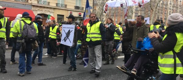 L'acte 12 à Paris de Gilets jaunes, le 2 février 2019 (image d'illustration) - Sputnik Afrique