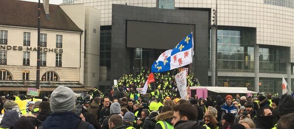 L'acte 12 des Gilets jaunes à Paris, le 2 février 2019 - Sputnik Afrique