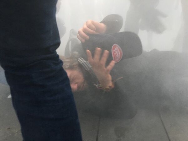 Thierry Paul Vallette blessé pendant l’Acte XII des Gilets jaunes à Paris - Sputnik Afrique