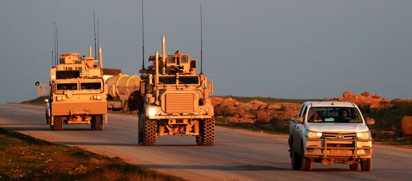 Véhicules US en Syrie Véhicules US en Syrie - Sputnik Afrique