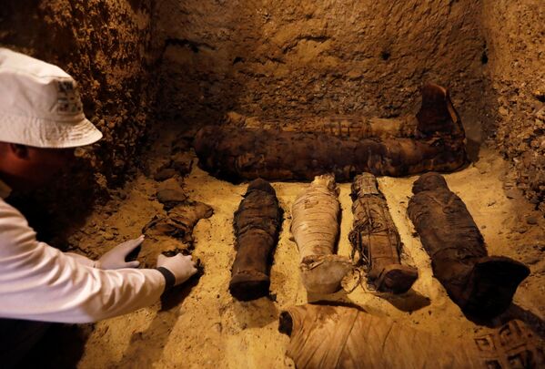 40 momies mises au jour dans une nécropole de l’Égypte ancienne - Sputnik Afrique