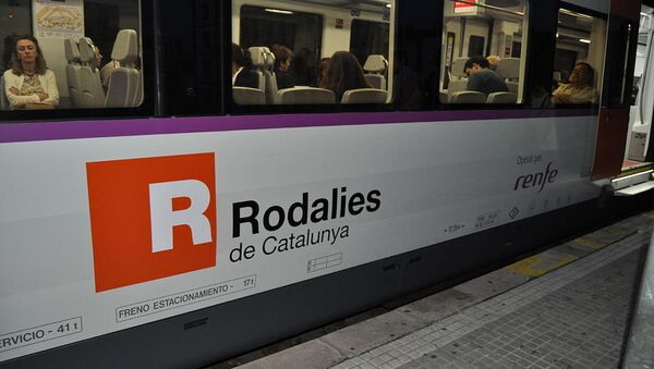 Un train du réseau Rodalies de Catalogne - Sputnik Afrique