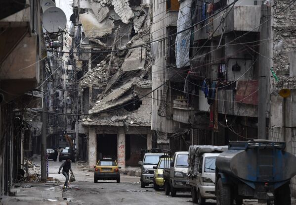 La vie dans les quartiers détruits d’Alep - Sputnik Afrique