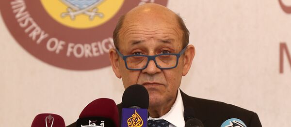 Jean-Yves Le Drian à Doha - Sputnik Afrique