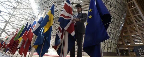 Le bâtiment Europe, siège du Conseil de l'UE, à Bruxelles - Sputnik Afrique