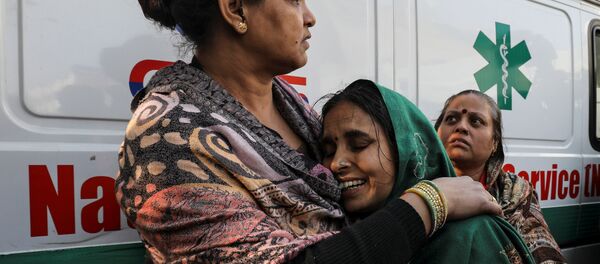 Un incendie à New Delhi - Sputnik Afrique