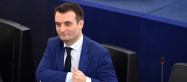 Florian Philippot au Parlement européen - Sputnik Afrique