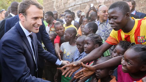 Emmanuel Macron au Burkina Faso - Sputnik Afrique