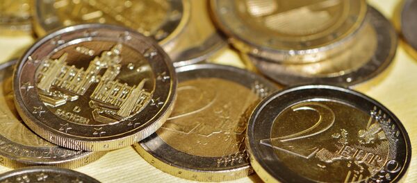 Monedas de dos euros (imagen referencial) - Sputnik Afrique