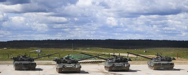 Des chars T-90 (image d'illustration) Des chars T-90 (image d'illustration) - Sputnik Afrique